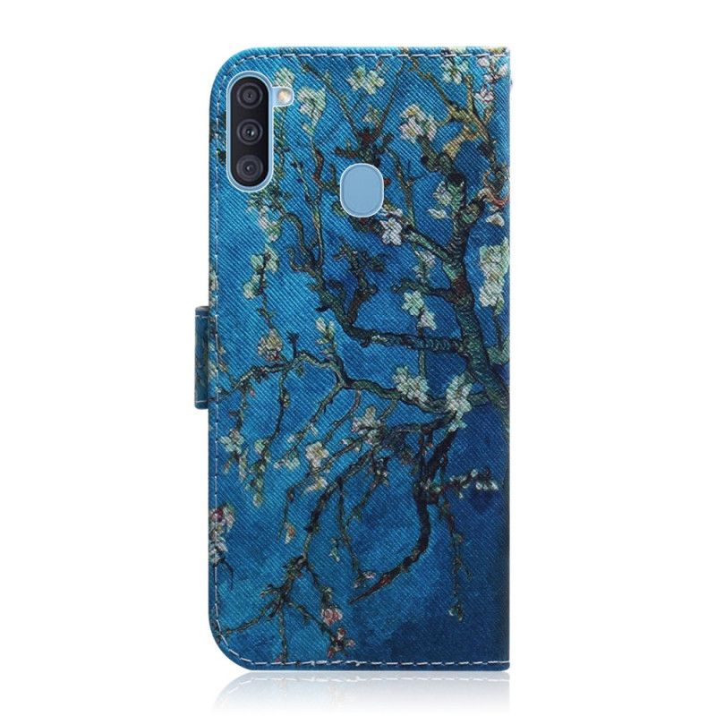 Lederhüllen Samsung Galaxy M11 Blühender Ast