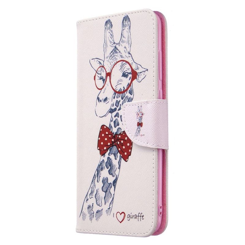 Lederhüllen Samsung Galaxy M11 Nerd-Giraffe