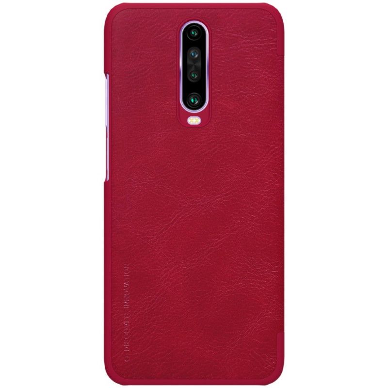 Flip Case Xiaomi Redmi K30 Schwarz Nillkin-Qin-Serie