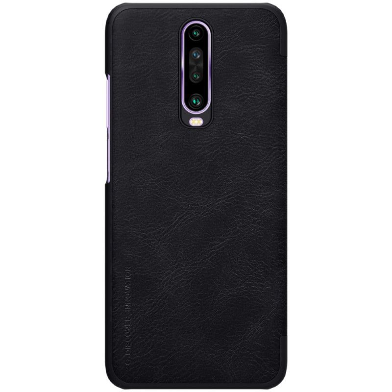 Flip Case Xiaomi Redmi K30 Schwarz Nillkin-Qin-Serie