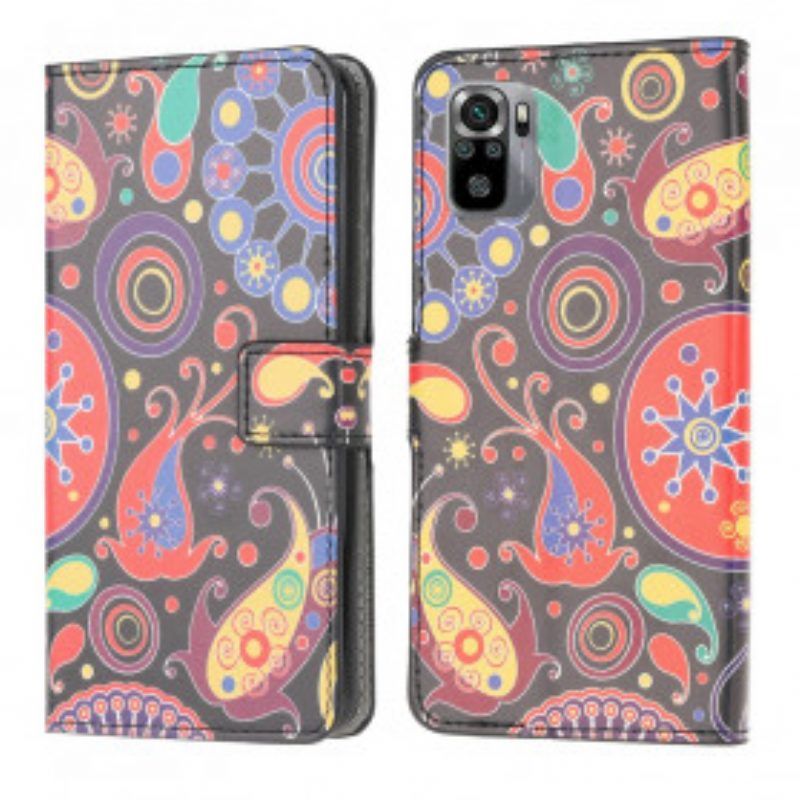 Flip Case Für Poco M5s Galaxy-design