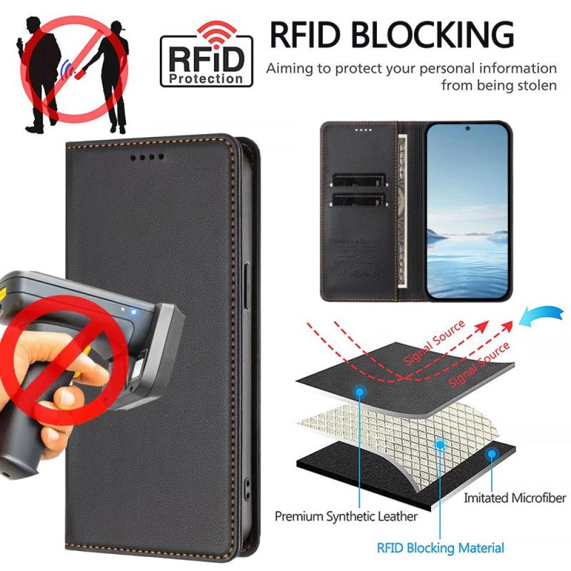 Flip Case Für Xiaomi 17 Magnetverschluss Und Rfid-schutz