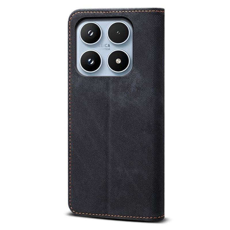 Flip Case Xiaomi 17 Denim-textur