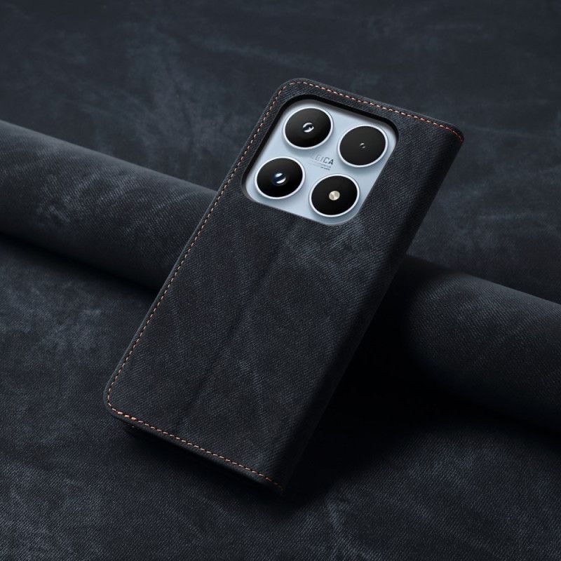 Flip Case Xiaomi 17 Denim-textur