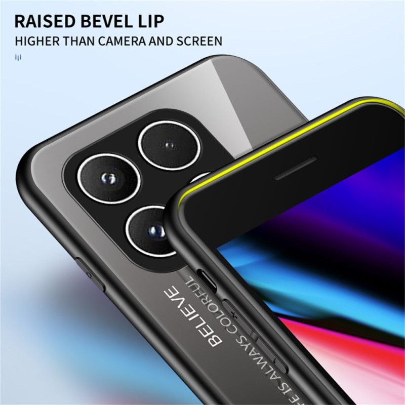 Hülle Für Xiaomi 17 Gehärtetes Glas Hello