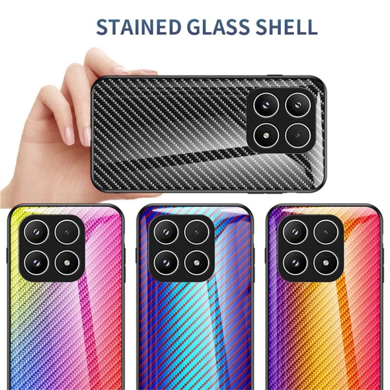 Hülle Für Xiaomi 17 Gehärtetes Glas Und Kohlefaser