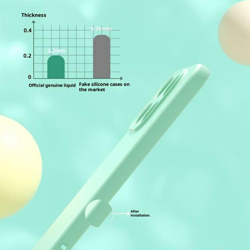 Hülle Für Xiaomi 17 Silikonfarbe