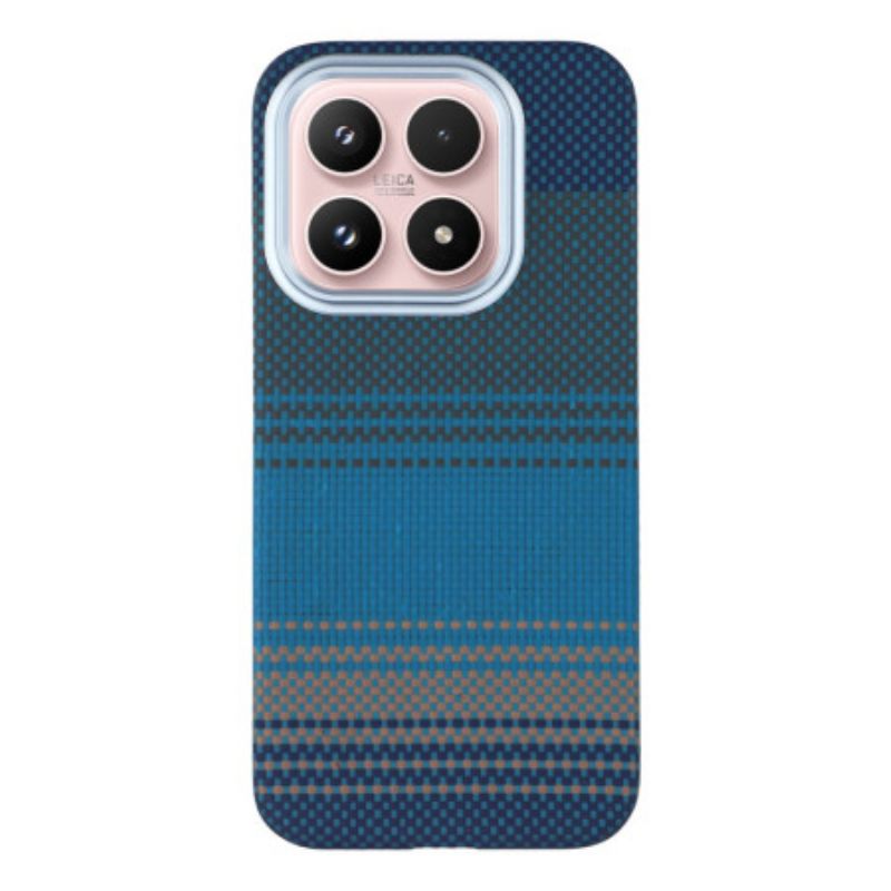 Hülle Xiaomi 17 Farbverlauf Mit Metallrahmen Für Die Linse – Schwebendes Blau