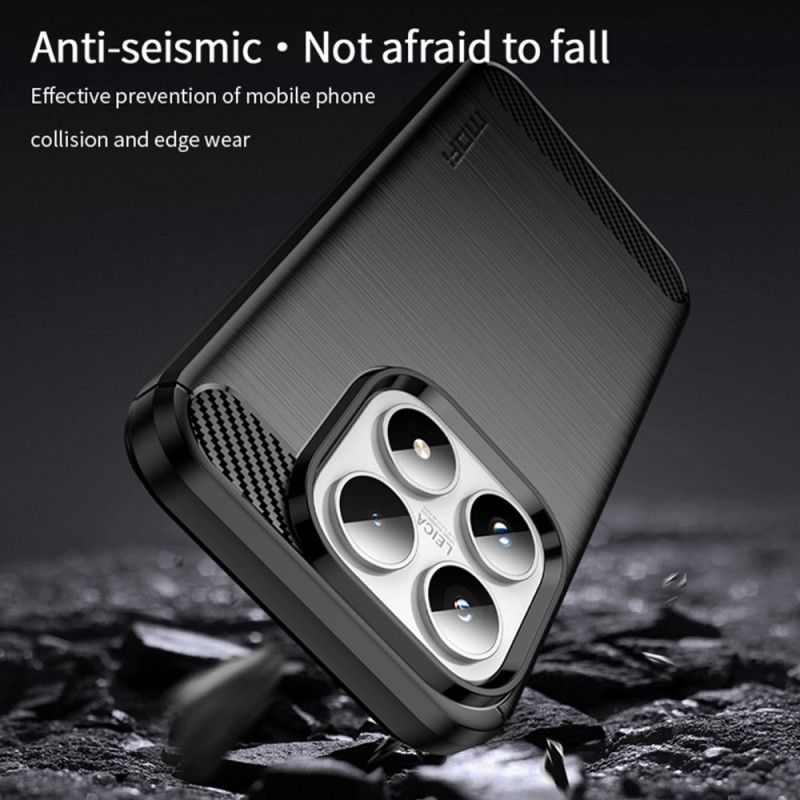 Hülle Xiaomi 17 Gebürstete Kohlefaser