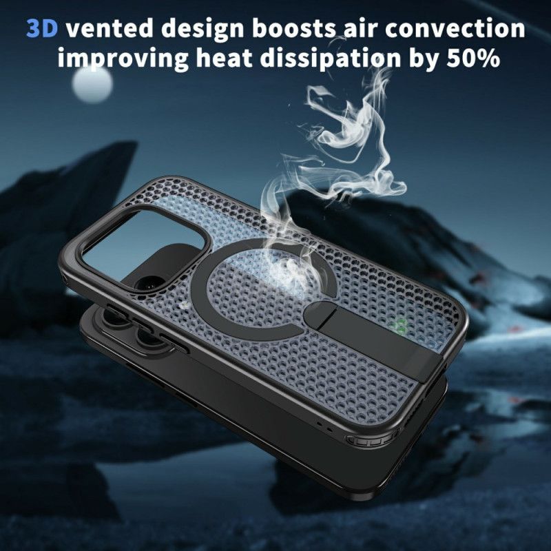 Hülle Xiaomi 17 Magnetische Gitterstruktur Mit Ständer