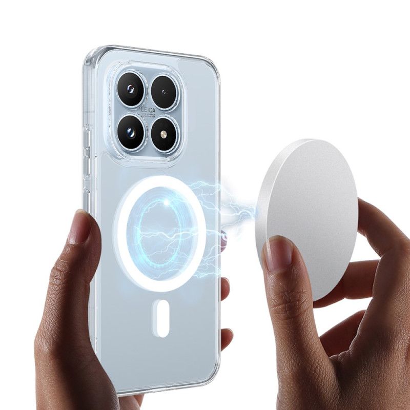 Hülle Xiaomi 17 Verstärktes Transparentes Magnetglas