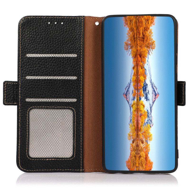 Lederhüllen Für Xiaomi 17 Litschi-leder Khazneh