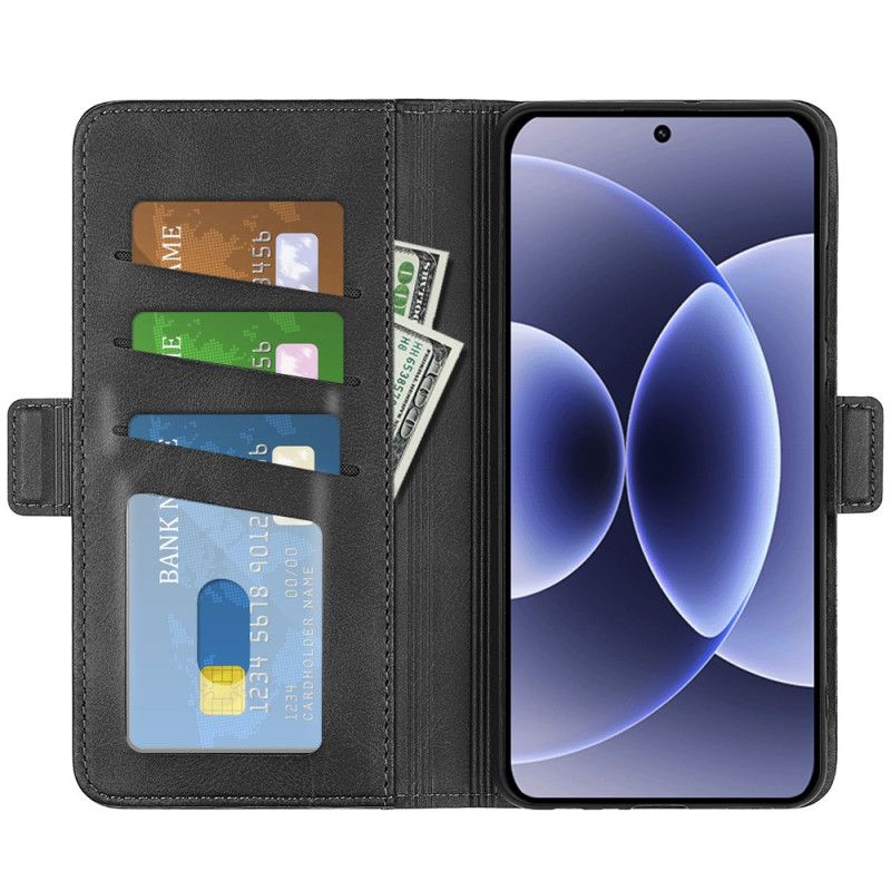 Lederhüllen Xiaomi 17 Handyhülle Doppelverschluss