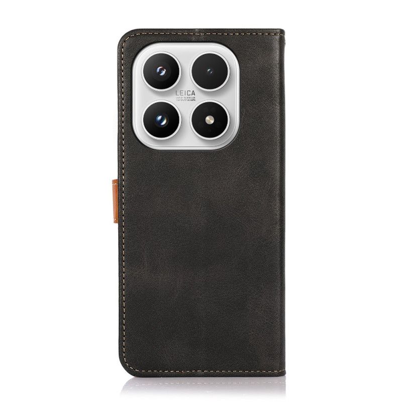 Lederhüllen Xiaomi 17 Handyhülle Khazneh-goldverschluss