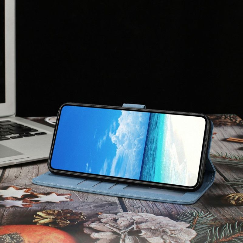 Lederhüllen Xiaomi 17 Handyhülle Schmetterlingsflug In Wildlederoptik