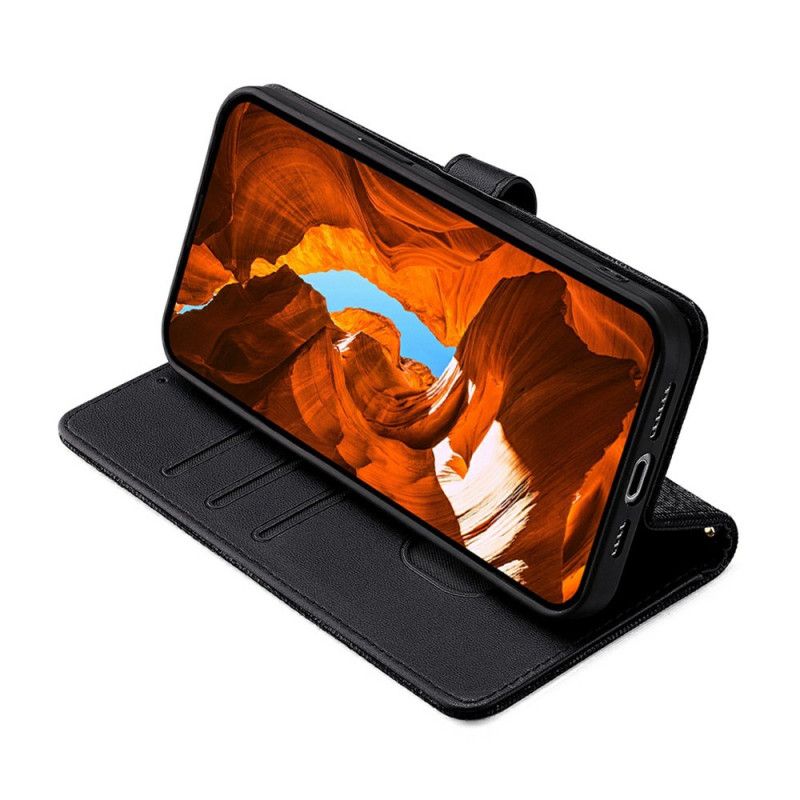 Lederhüllen Xiaomi 17 Handyhülle Verschlussdesign I