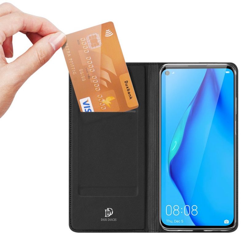 Flip Case Für Huawei P40 Lite Schwarz Pro-Dux-Ducis-Haut