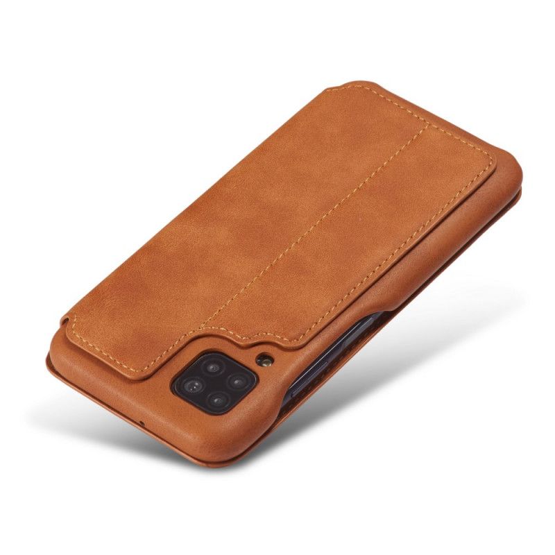 Flip Case Huawei P40 Lite Rot Handyhülle Lc.Imeeke Ledereffekt