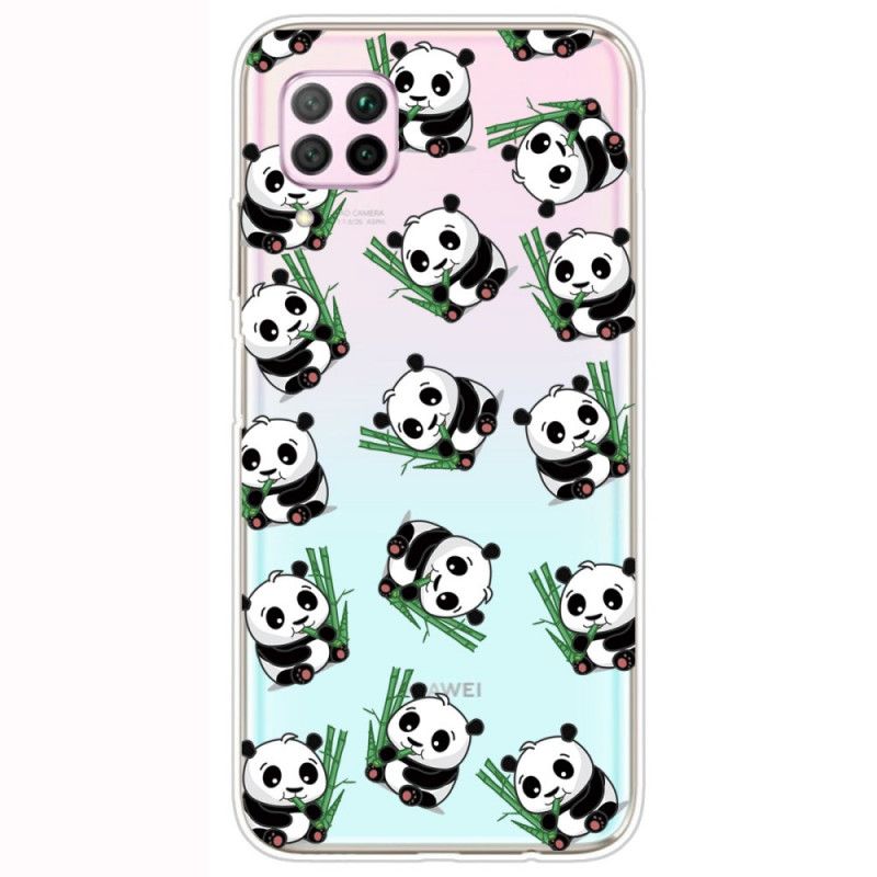 Hülle Huawei P40 Lite Handyhülle Kleine Pandas