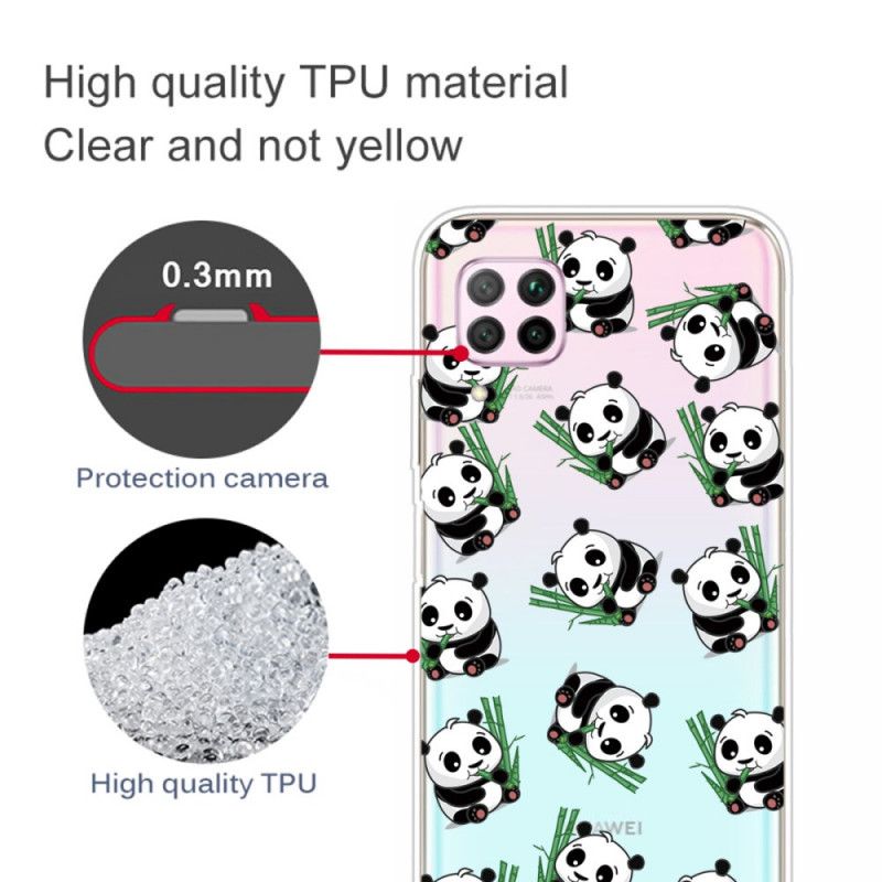 Hülle Huawei P40 Lite Handyhülle Kleine Pandas