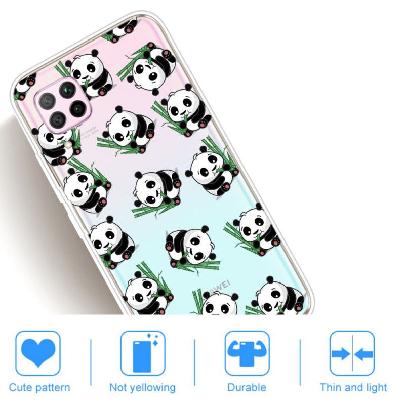 Hülle Huawei P40 Lite Handyhülle Kleine Pandas