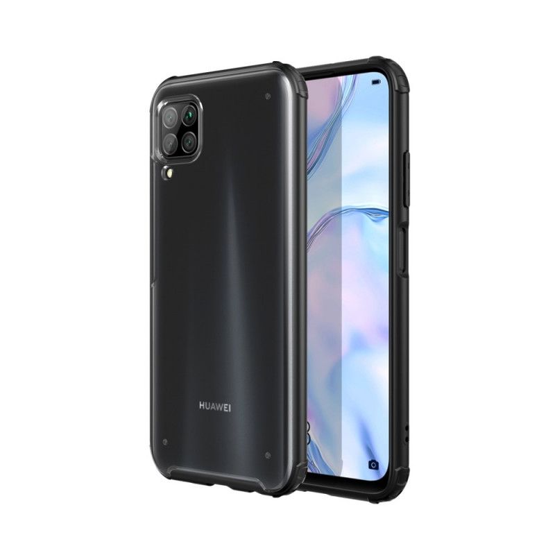 Hülle Huawei P40 Lite Schwarz Hybrid-Silikonfelgenausführung