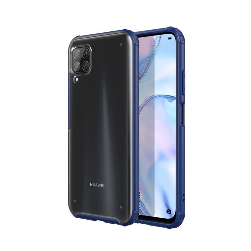 Hülle Huawei P40 Lite Schwarz Hybrid-Silikonfelgenausführung