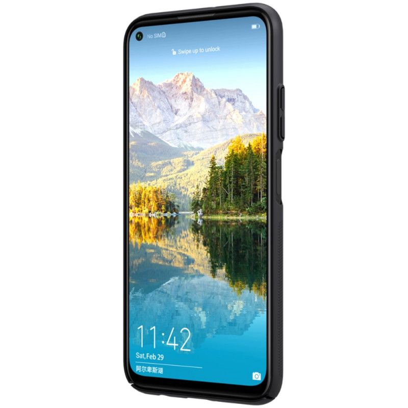 Hülle Huawei P40 Lite Schwarz Starrer Gefrosteter Nillkin