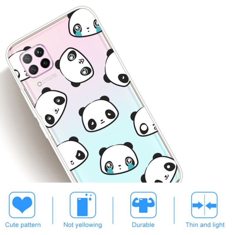 Hülle Huawei P40 Lite Sentimentale Pandas