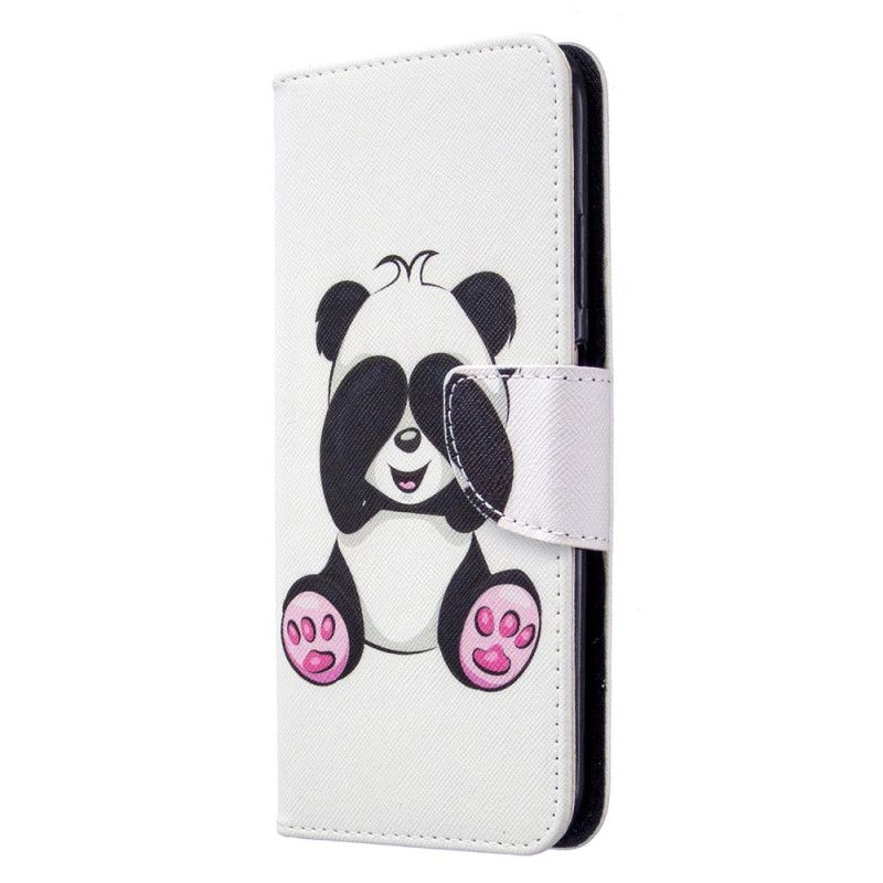 Lederhüllen Huawei P40 Lite Lustiger Panda