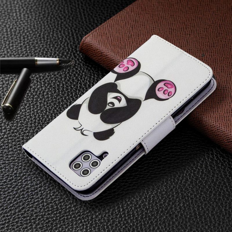 Lederhüllen Huawei P40 Lite Lustiger Panda