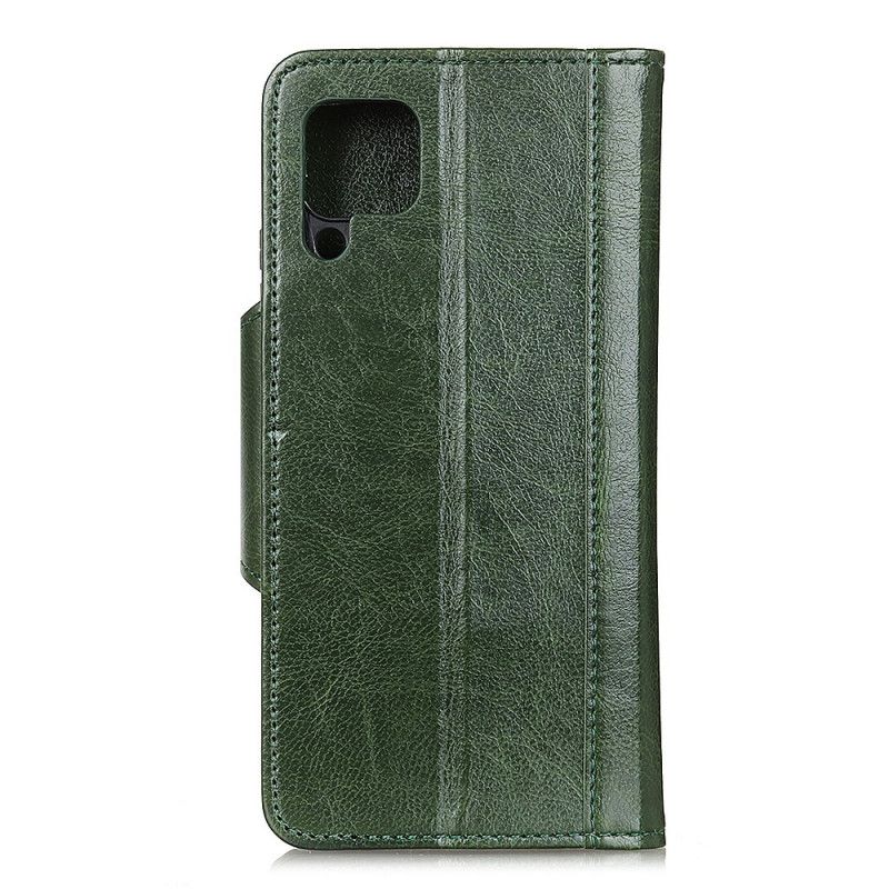 Lederhüllen Huawei P40 Lite Schwarz Retro-Metallschließe Aus Kunstleder