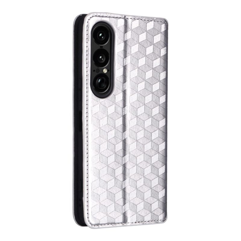 Flip Case Für Sony Xperia 1 Vii 3d-diamanten