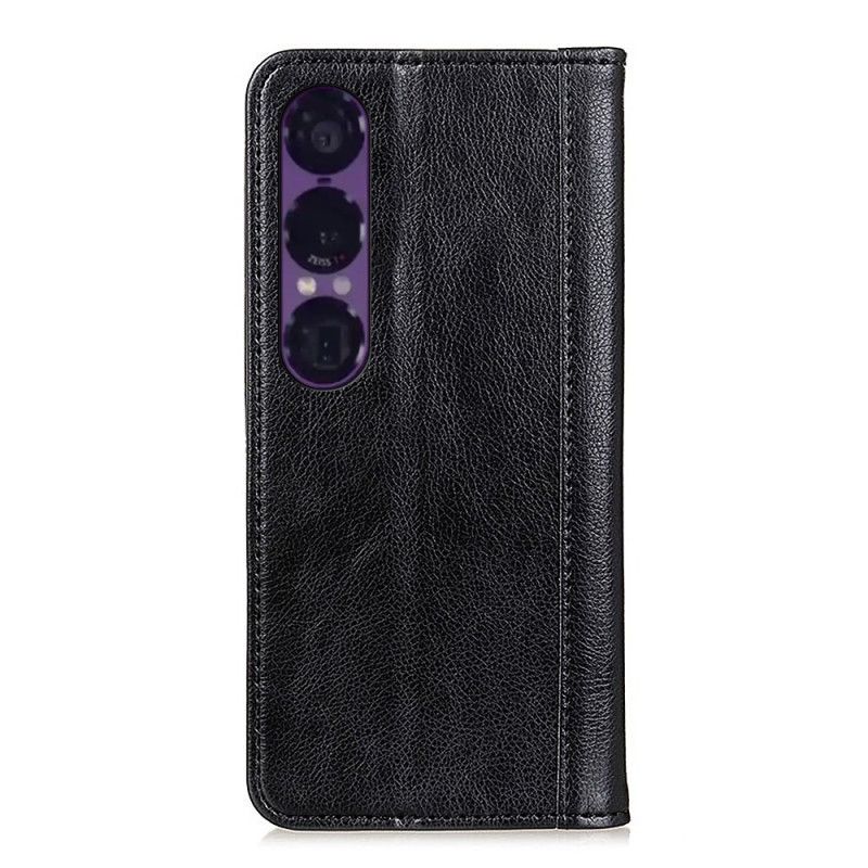 Flip Case Sony Xperia 1 Vii Spaltleder