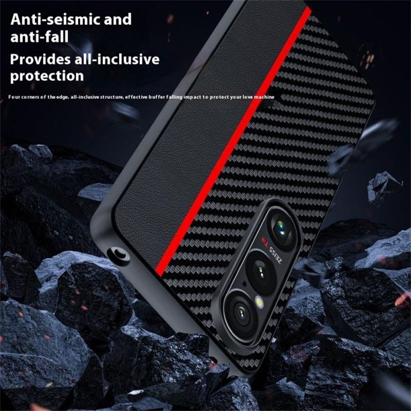 Hülle Sony Xperia 1 Vii Kohlefaser