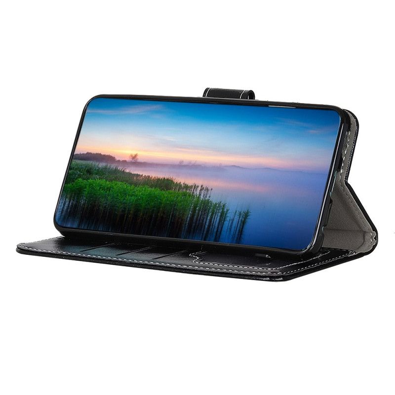 Lederhüllen Sony Xperia 1 Vii Glänzendes Kunstleder