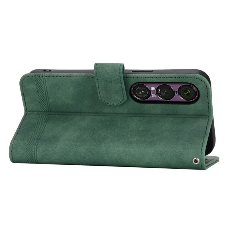 Lederhüllen Sony Xperia 1 Vii Handyhülle Dierfeng