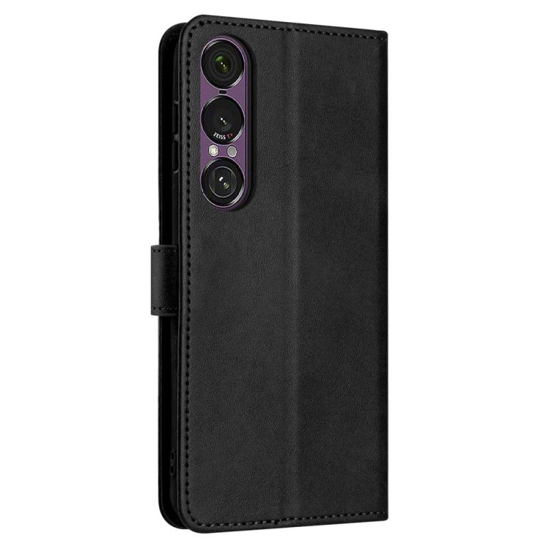 Lederhüllen Sony Xperia 1 Vii Handyhülle Lederoptik Mit Riemen