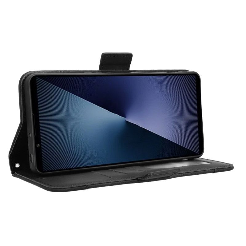 Lederhüllen Sony Xperia 1 Vii Handyhülle Mehrfachkartenetui