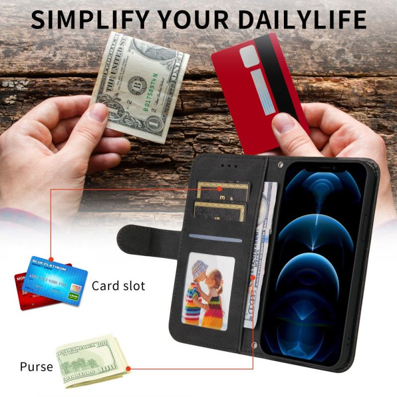 Lederhüllen Sony Xperia 1 Vii Vintage-effekt Mit Niete