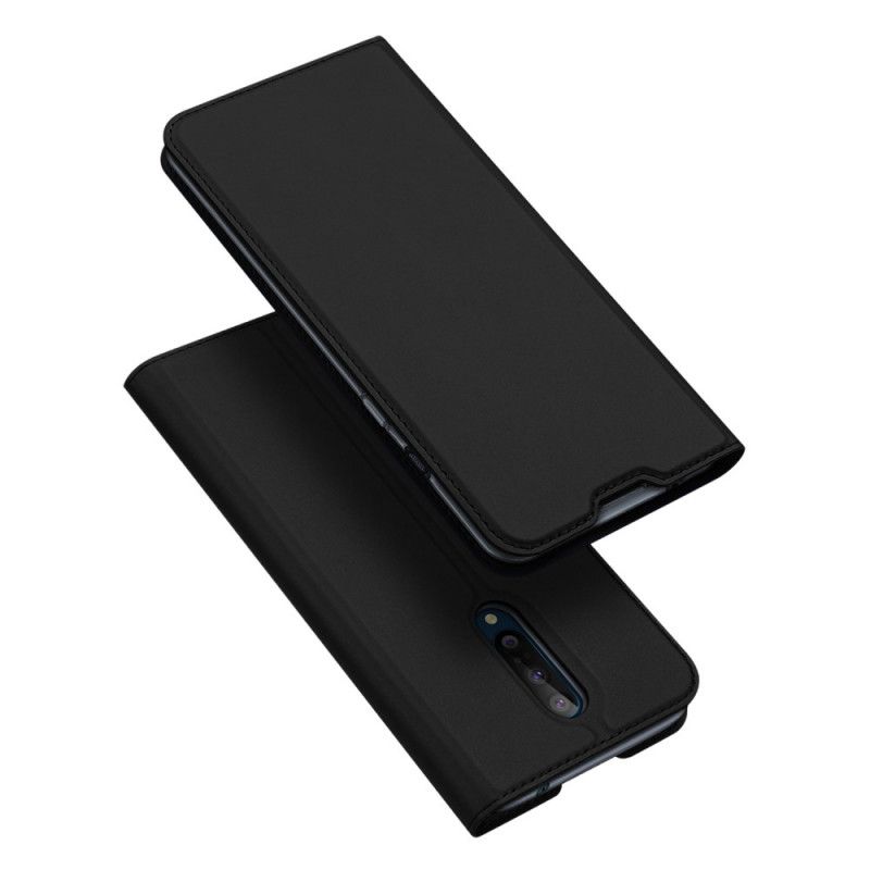 Flip Case Für OnePlus 8 Dunkelblau Pro-Dux-Ducis-Haut