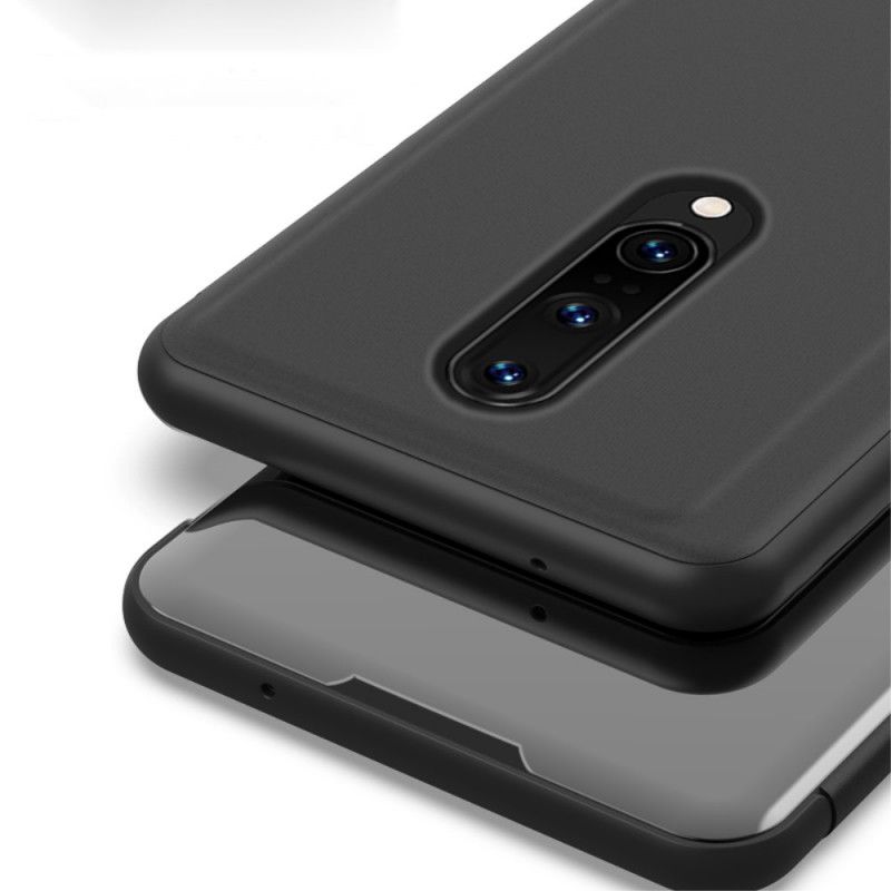 Flip Case OnePlus 8 Schwarz Spiegel