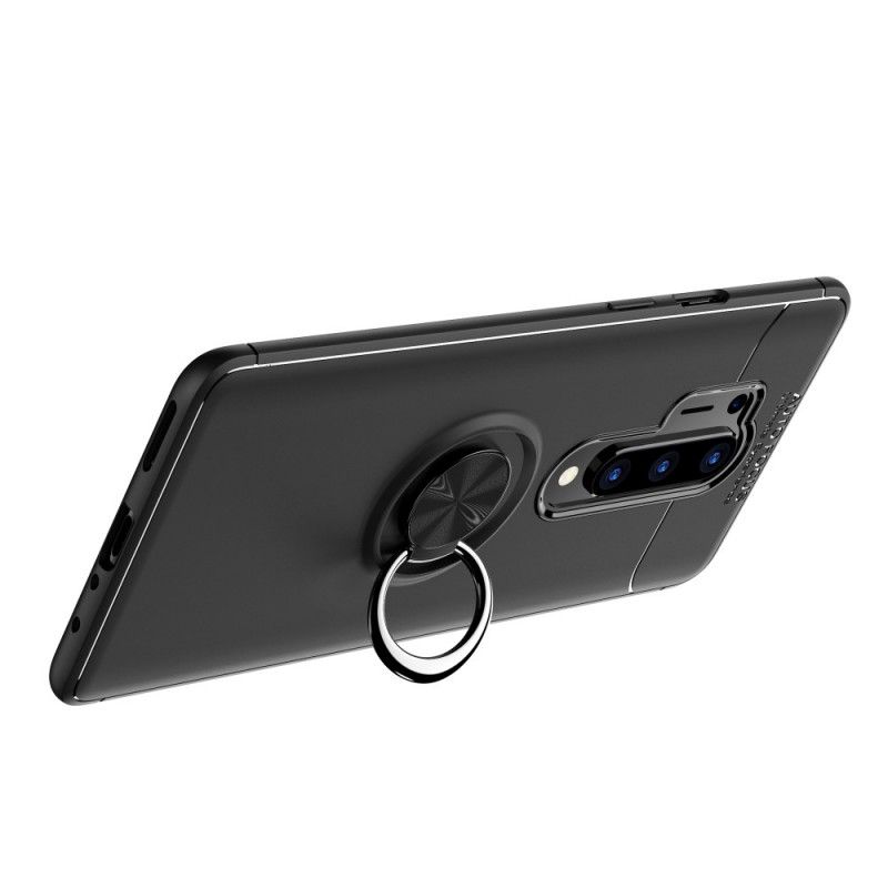 Hülle OnePlus 8 Schwarz Lenuo-Drehring