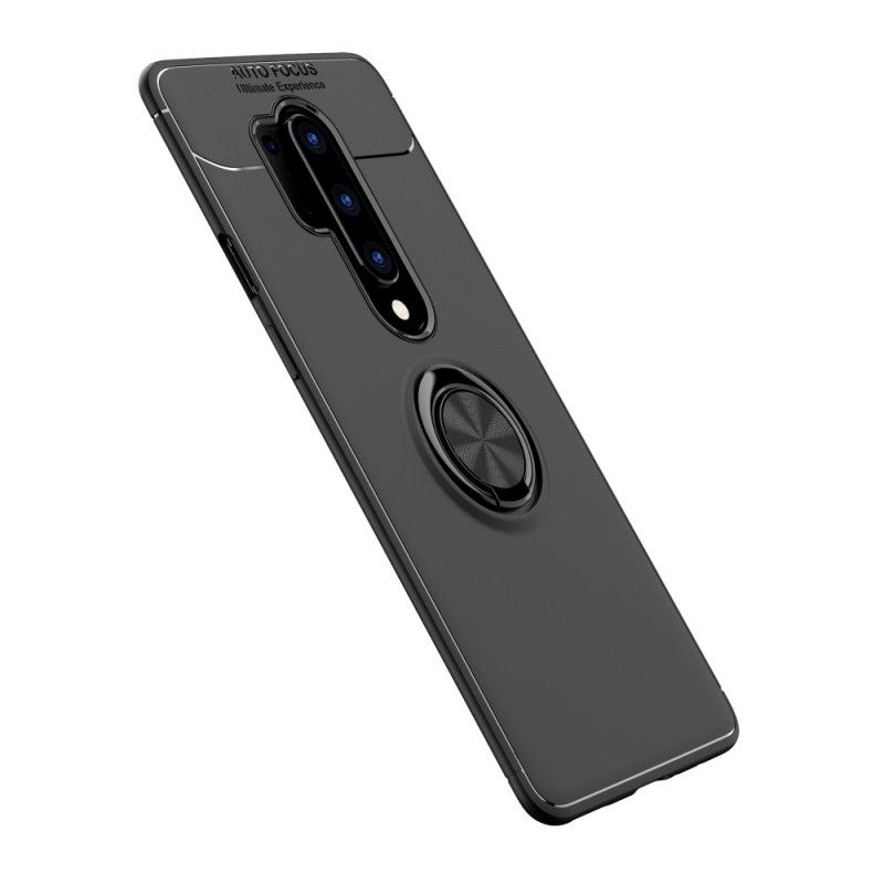 Hülle OnePlus 8 Schwarz Lenuo-Drehring