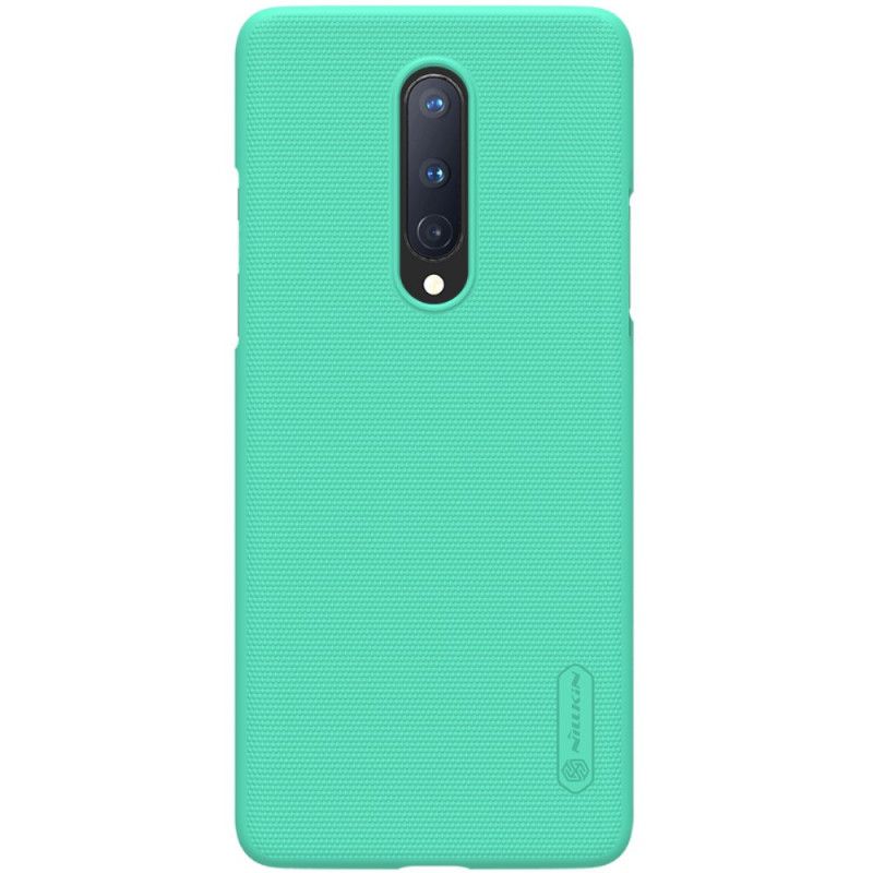 Hülle OnePlus 8 Schwarz Starrer Gefrosteter Nillkin