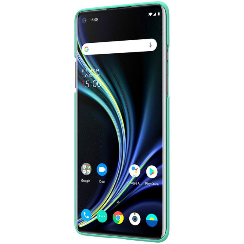 Hülle OnePlus 8 Schwarz Starrer Gefrosteter Nillkin