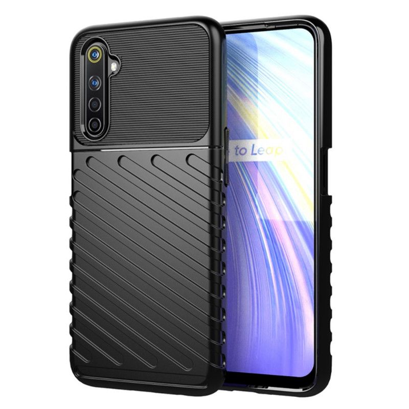 Hülle Realme 6 Schwarz Donnerserie