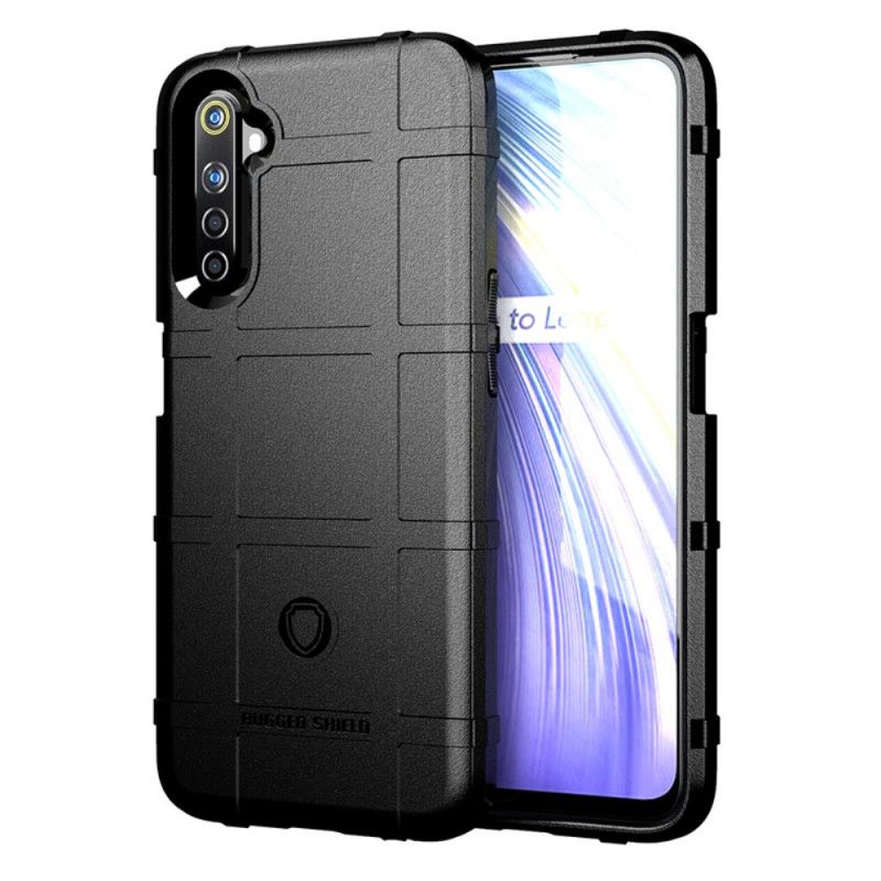 Hülle Realme 6 Schwarz Robuster Schild