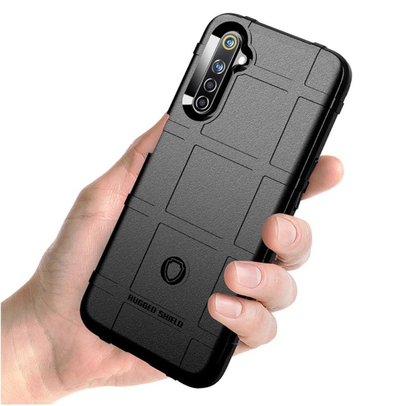 Hülle Realme 6 Schwarz Robuster Schild