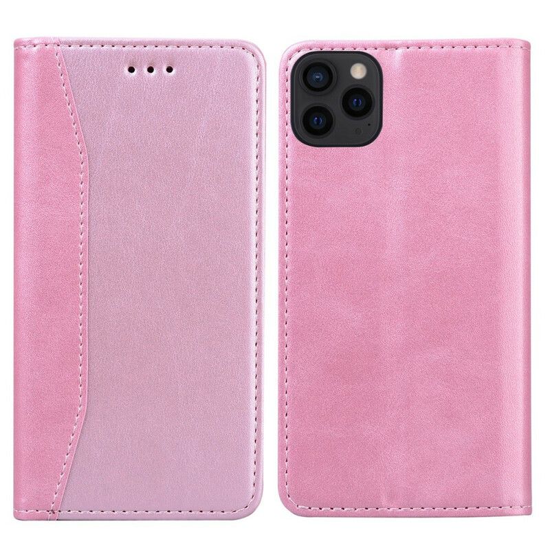 Flip Case Für Iphone 13 Pro Bicolor Business Lederoptik